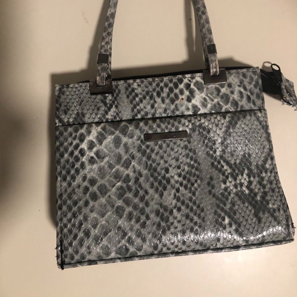 NWOT grey crocodile print small  purse